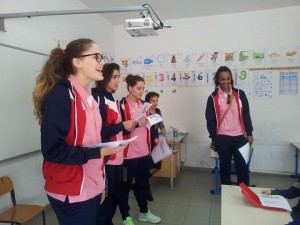 Nori, Chiarella, De Pasquale e Treffers nel corso della visita di questa mattina