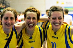 Giovanna Granieri con Di Battista e Riccardi, tre protagoniste del recente passato della PB63Lady