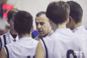 Luca Poderico, coach dell'under 17 Regionale