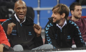 Poeta in compagnia di Lamar Odom