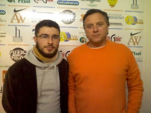 coach Sanfilippo con il patron Rossini